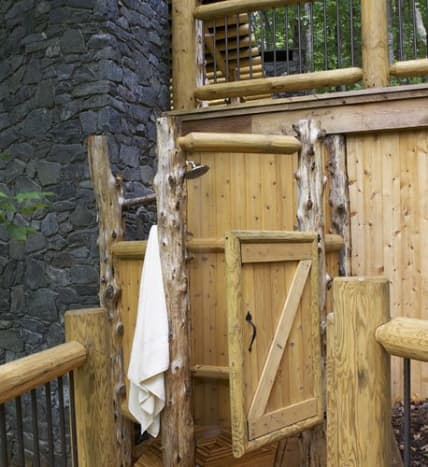 The Wood Shower Enclosure