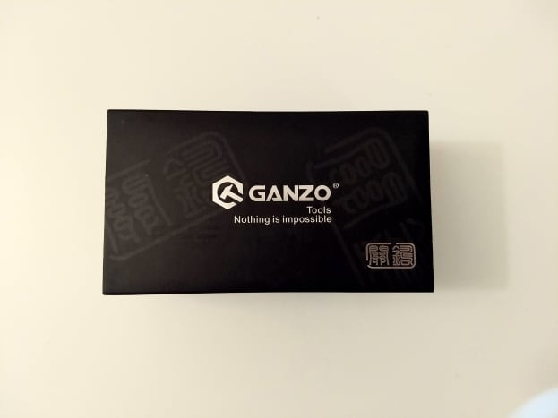 Packaging of Ganzo products.