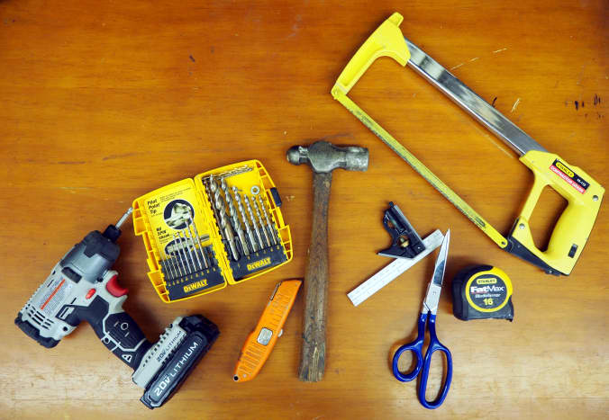 You'll need a variety of common tools for this job