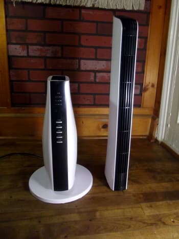 Main unit and chimney of Air Choice 43 Inch Bladeless Fan