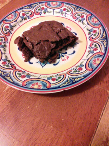 Oh my goodness!!! Look at that deliciousness. It's mouthwatering. Today I will pass along my famous &quot;omg these are delish&quot; brownie recipe. 
