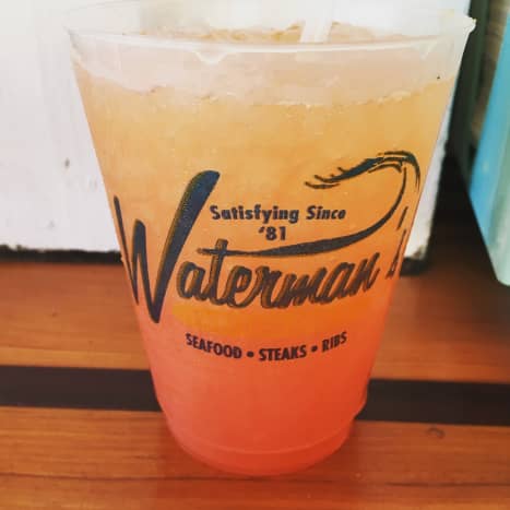 The Waterman Crush from Waterman's is one of my favorites. It's perfect for sitting and people-watching on the boardwalk at the oceanfront. 
