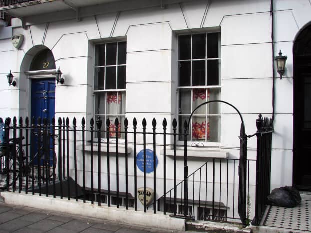 Jacqueline du Pre's house in London