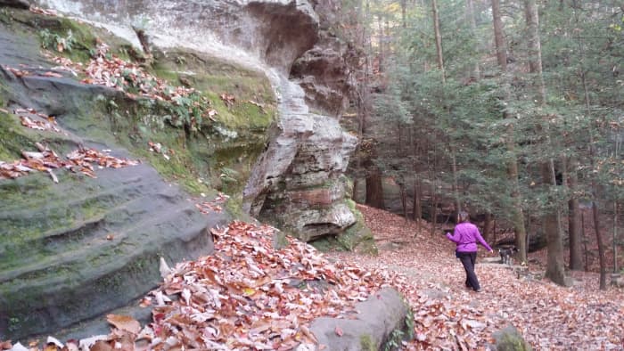 Blackhand is the most outstanding rock formation in Hocking Hills State Park, according to the state's website.