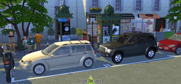 Add some decorative cars to your town!