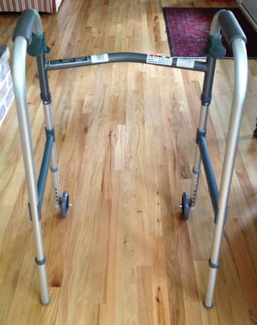 Typically, you will need to use a walker for one week after hip replacement surgery.