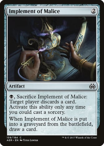 Implement of Malice mtg