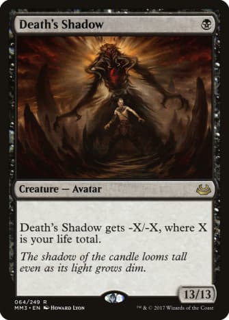 Death's Shadow mtg