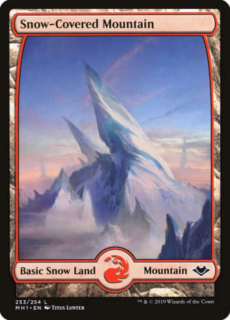 Snow-Covered Mountain mtg