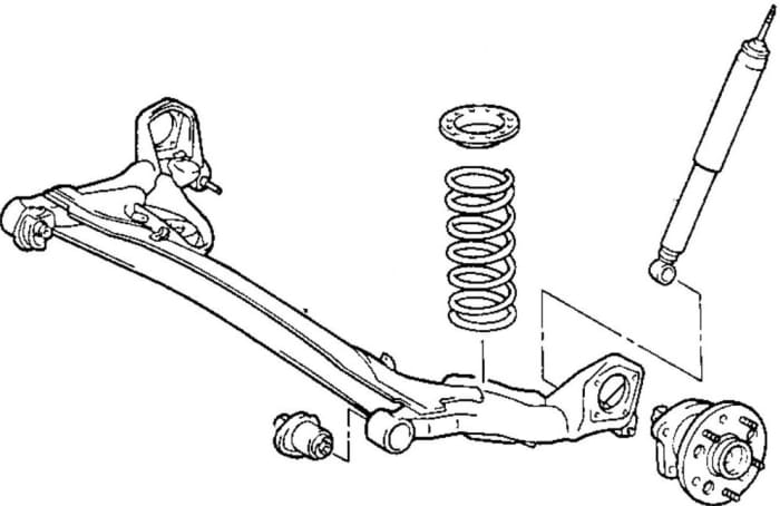 Toyota Sienna Rear Suspension