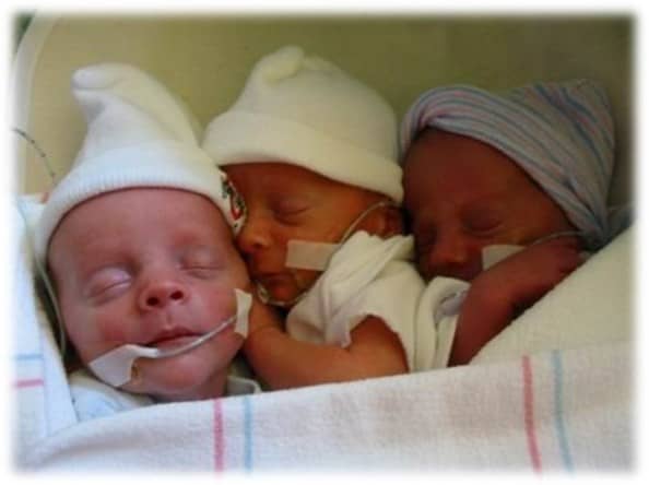 Very special triplets that I helped deliver&hellip;another story, another time, but it&rsquo;s a good one!