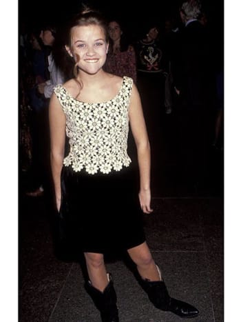 Witherspoon at the premiere of 1993's Man on the Moon.
