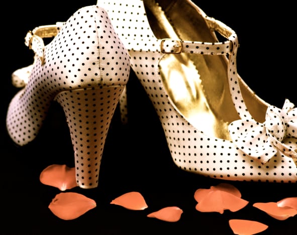 Any pumps with polka dots are quintessential '50s!