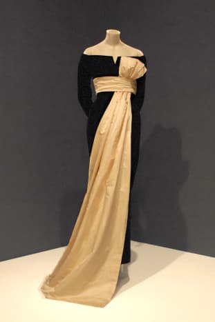  Dior dress from a 1955/56 collection was worn in the famous Richard Avedon photo &quot;Dorlina With Elephants&quot;