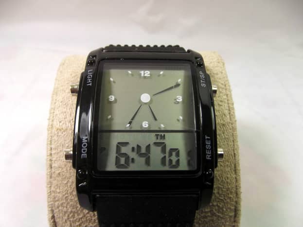 Men&acirc;€™s Modish Digital LCD Chronograph Watch