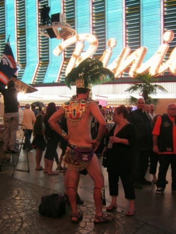 Characters on Fremont Street!