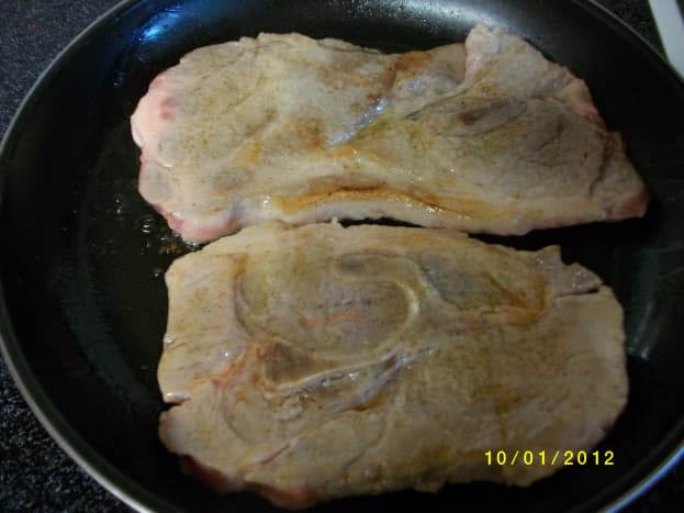 Pan Fried for just a couple minutes on each side