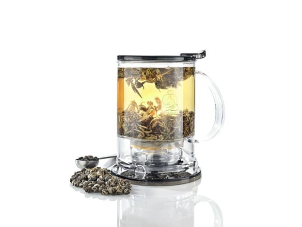 With the launch of Teavana teas, Starbucks has been selling tea brewing equipment in stores.