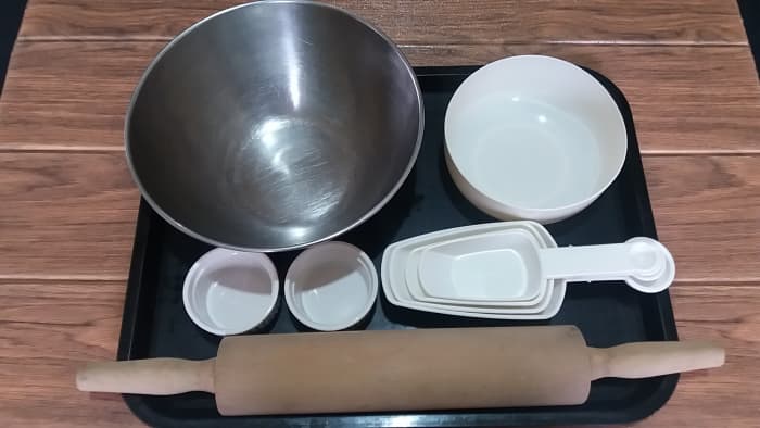 utensils needed for making yeast free flatbread