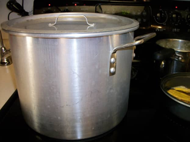 Use a large stock pot and make enough for a week, or freeze some