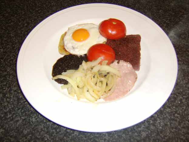 Lorne Sausage as part of a Full Scottish Breakfast