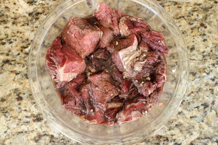 Let the ribeye marinate for 4&ndash;6 hours.