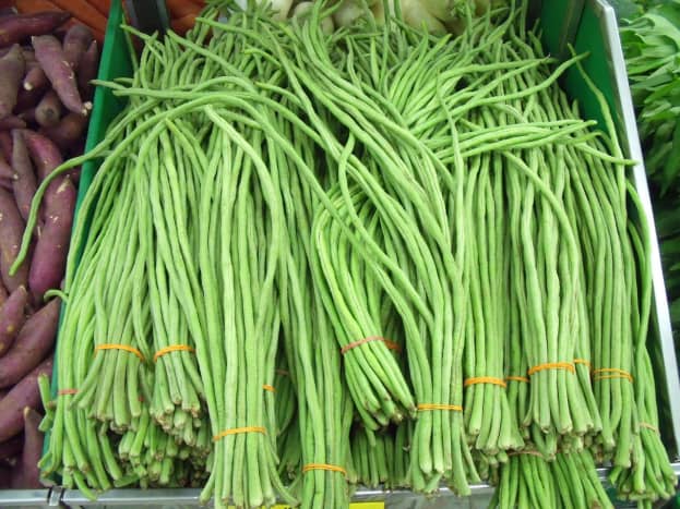 Long beans are available almost year-round.