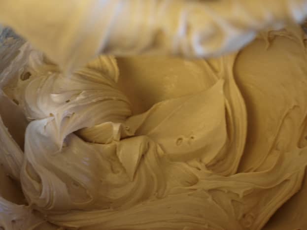 Peanut butter frosting.