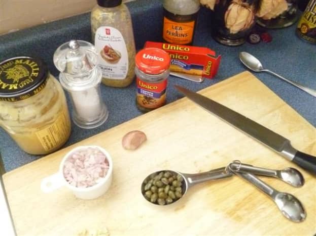 Just a few simple ingredients are all you need to make this delicate steak tartare.