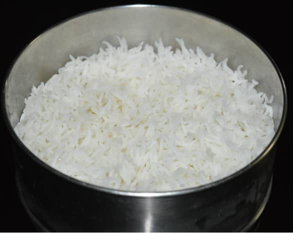 Step one: Cook rice al dente.