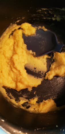Combine melted butter and flour. Cook for two minutes, stirring. Do not brown.