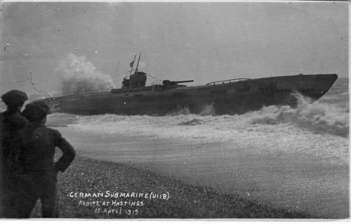 U118 Submarine Washed Ashore At Hastings England In 1919 Owlcation