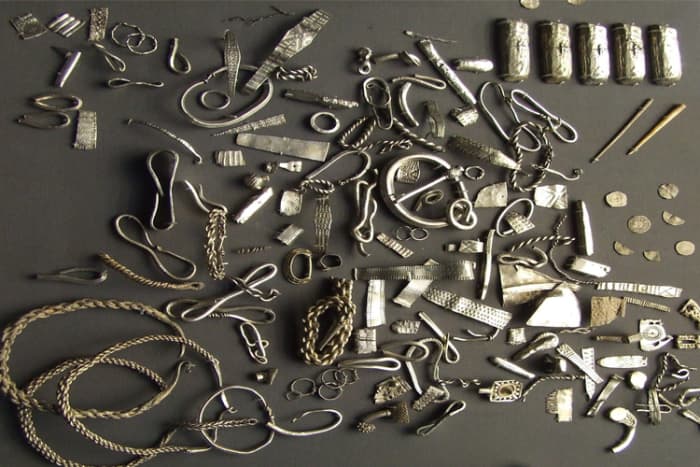 Hoards of silver have been discovered in burial mounds throughout Russia and Scandinavia. The above Cuerdale Hoard was discovered in 1840 Lancashire, England, and is one of the largest viking silver hoards ever found.