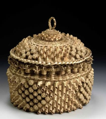 Marriage Basket: museum purchase made possible by Ralph Cross Johnson, 1986.65.67A-B.
