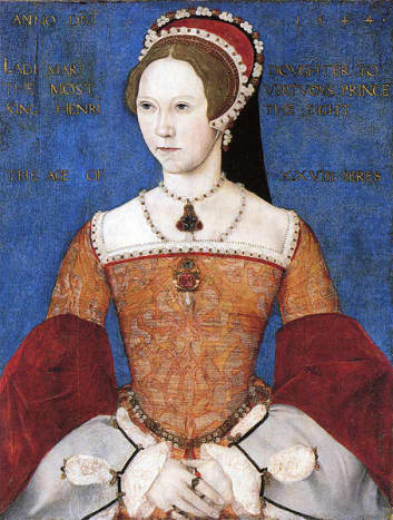 Mary I, daughter of Henry VIII and Catherine of Aragon