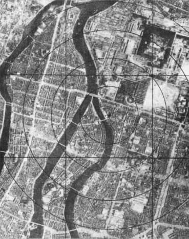 Hiroshima before the atomic bomb was dropped.