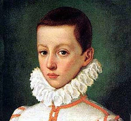 St. Aloysius at five years of age