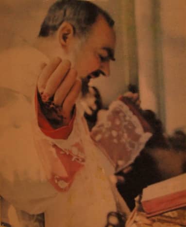 Because of the many people he prayed for, Padre Pio's Mass often lasted over two hours.