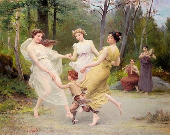 Painting - Jules Scalbert (1851-1928). Oil on Canvas. Classical, Academic, Neoclassical.