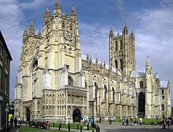 Canterbury Cathedral. Thomas More was Archbishop of Canterbury, then centre of the Catholic Church in England