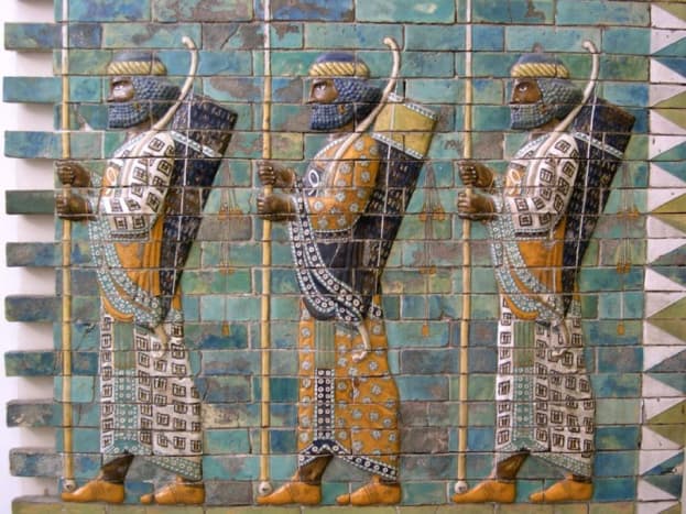 Persian archers at the time of Darius