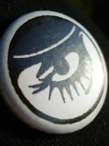 A tattoo of the main character Alex's eye.