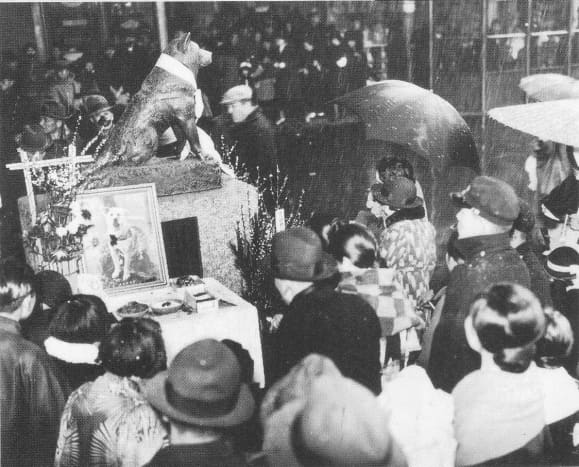 One anniversary of Hachiko (March 8, 1936)