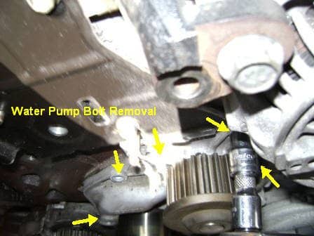 Toyota Camry 5SFE Engine Timing Belt, Water Pump, and Seal Replacement ...