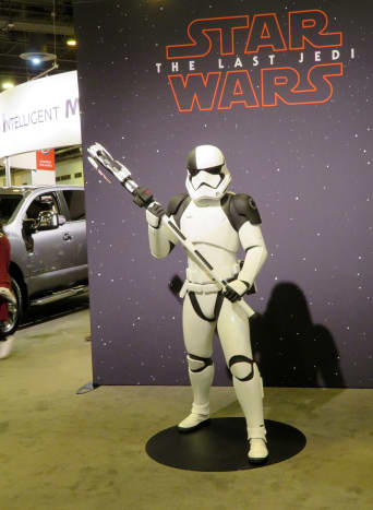 Star Wars exhibit at the Houston Auto Show