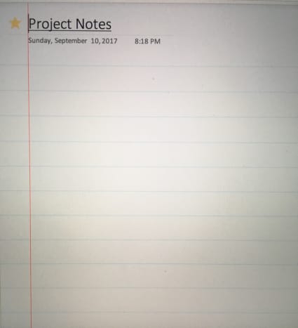Here are two forms to help you prioritize. Use for keeping notes on each project. Then add then to the corresponding file.