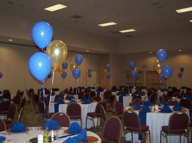 Helium Balloons as Party Decorations