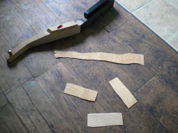 Go and rip a piece of plank off from your old furniture!