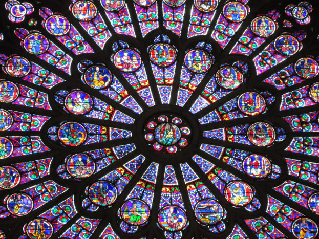 Notre Dame's three rosettes are one of the three greatest masterpieces of Christianity.