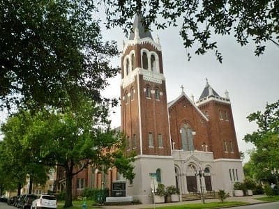 All Saints Catholic Church in Houston Heights